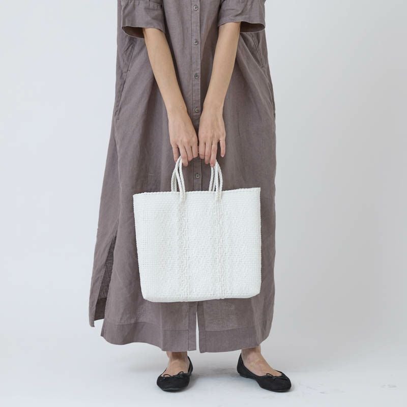 MERCADO BAG - ROMBO - White (S) | Letra｜レトラ公式通販