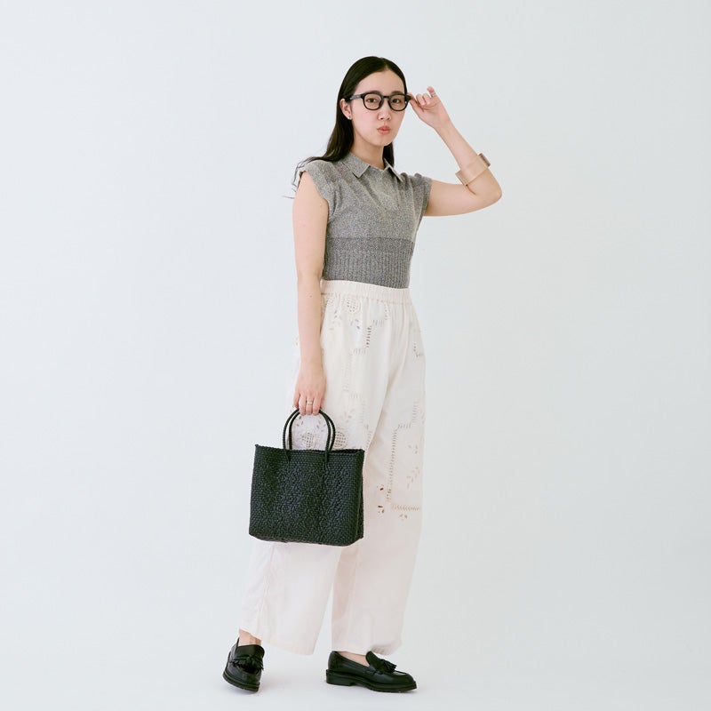 MERCADO BAG - ROMBO - Black (XS) | Letra｜レトラ公式通販
