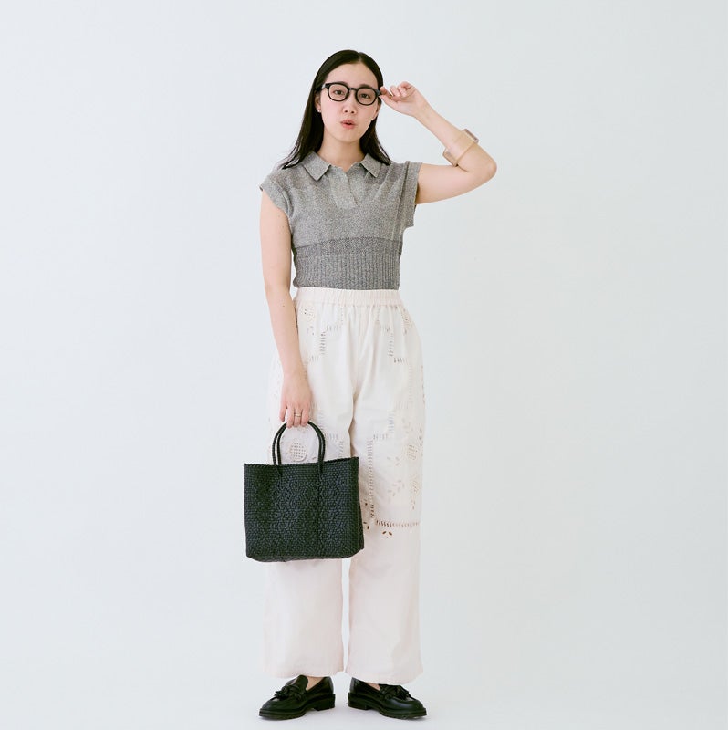 MERCADO BAG - ROMBO - Black (XS) | Letra｜レトラ公式通販