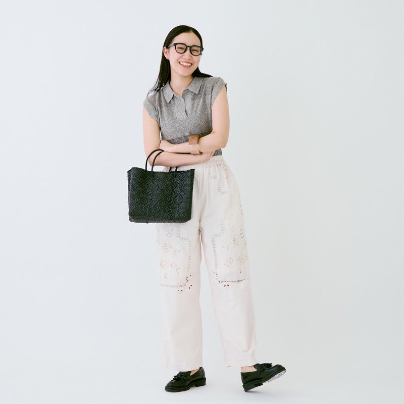 MERCADO BAG - ROMBO - Black (XS) | Letra｜レトラ公式通販