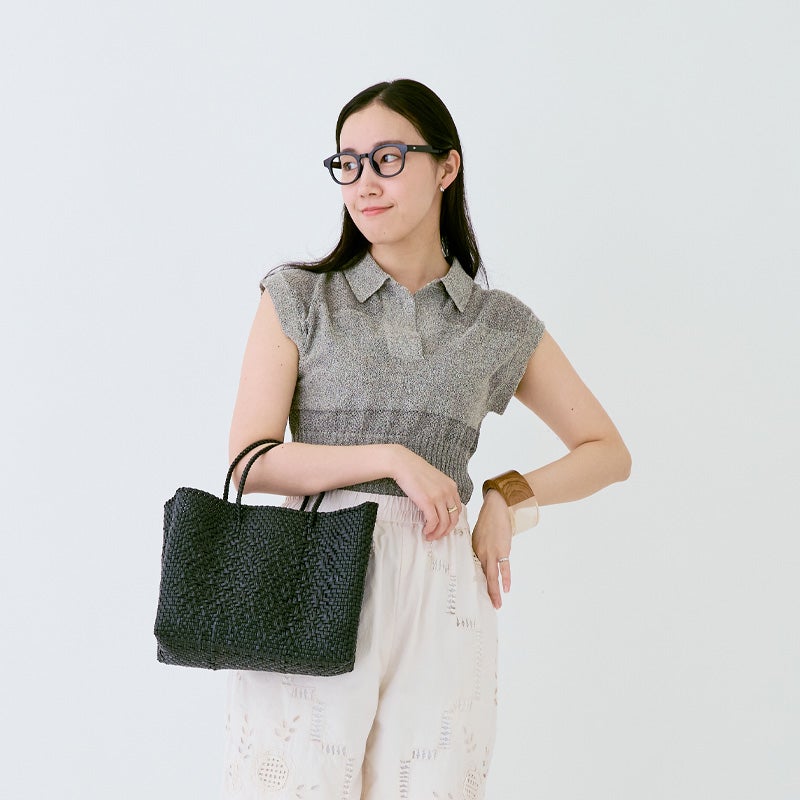 MERCADO BAG - ROMBO - Black (XS) | Letra｜レトラ公式通販