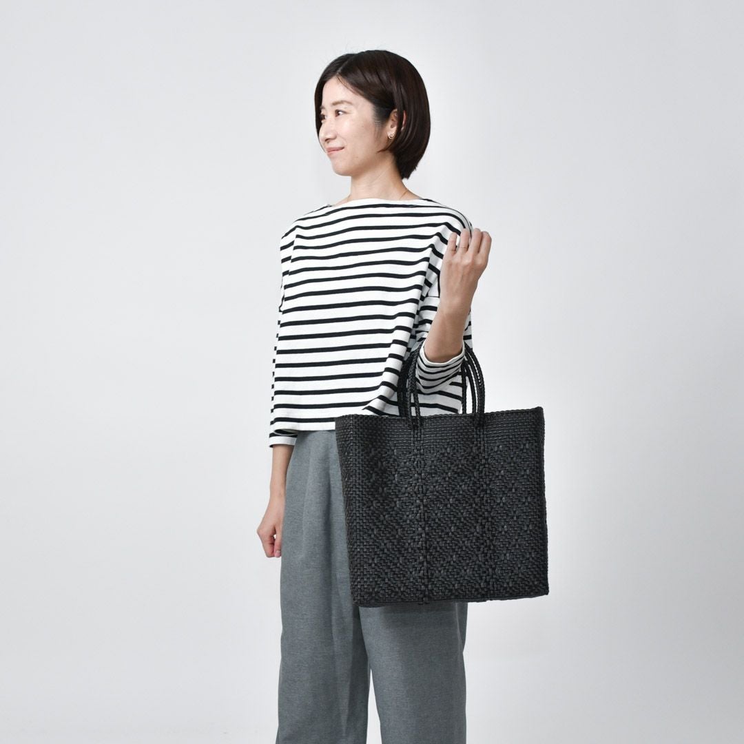 MERCADO BAG - ROMBO - Black (M) | Letra｜レトラ公式通販