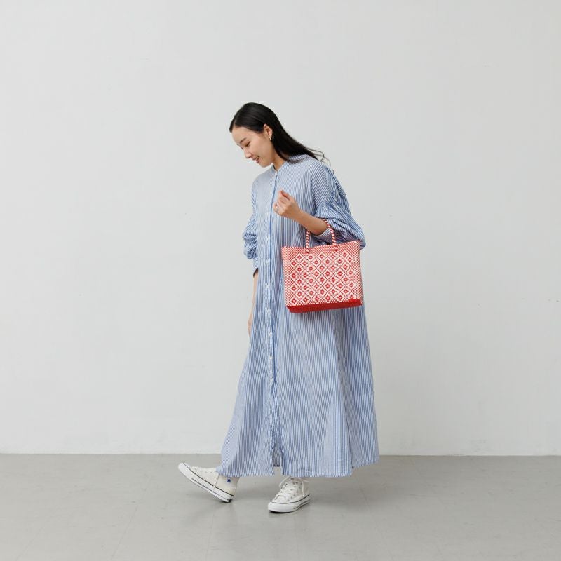 MERCADO BAG - ROMBO - Red / White (XS) | Letra｜レトラ公式通販