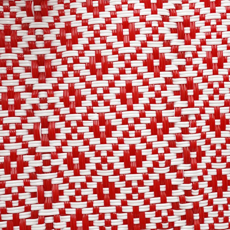 MERCADO BAG - ROMBO - Red / White (M) | Letra｜レトラ公式通販