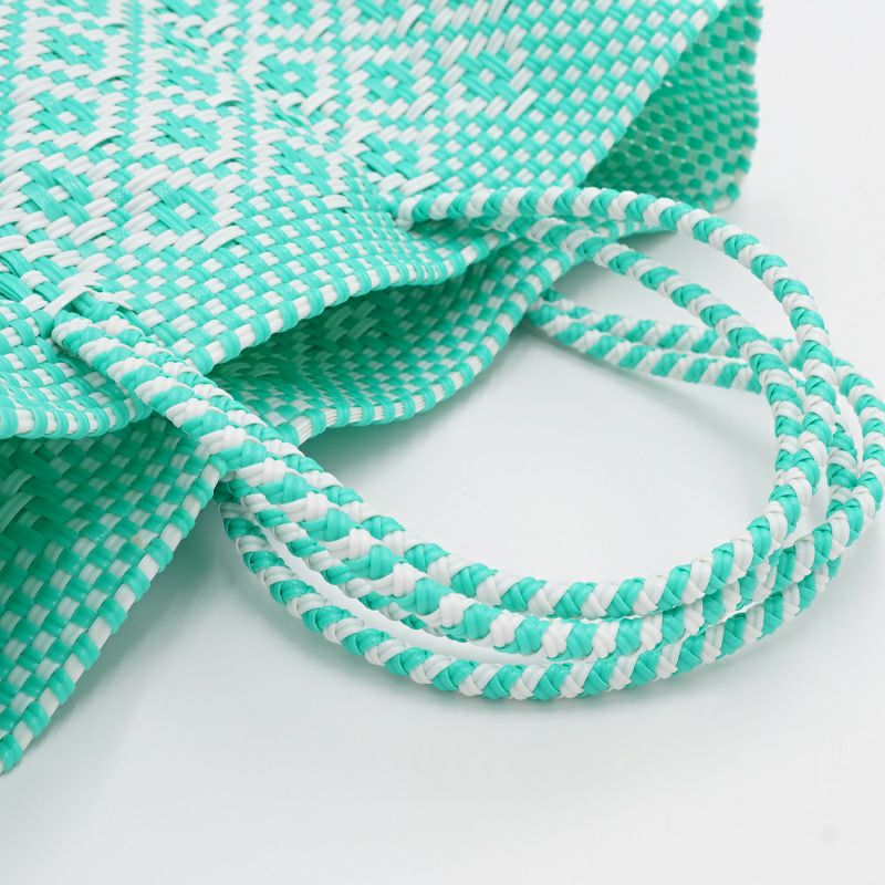 MERCADO BAG - ROMBO - Mint / White (M) | Letra｜レトラ公式通販