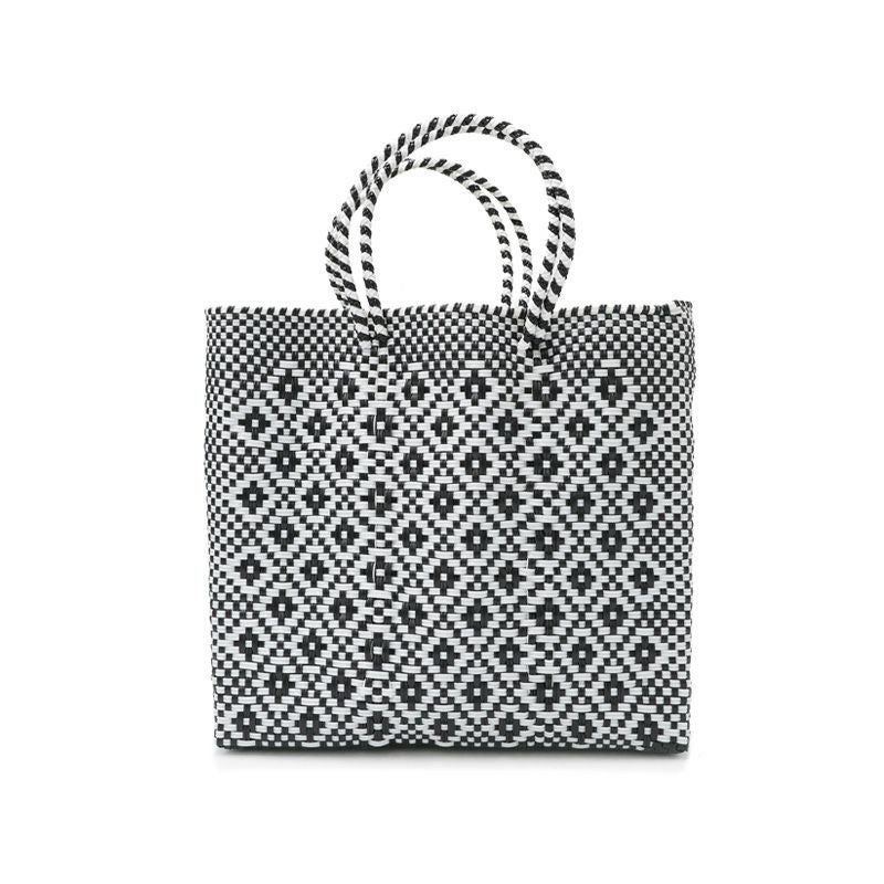 MERCADO BAG - ROMBO - Black / White (S) | Letra｜レトラ公式通販