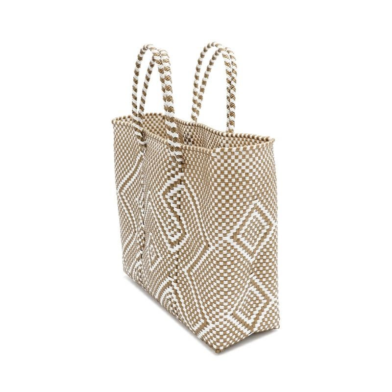 MERCADO BAG - CANGREJO - Gold / White (S) | Letra｜レトラ公式通販