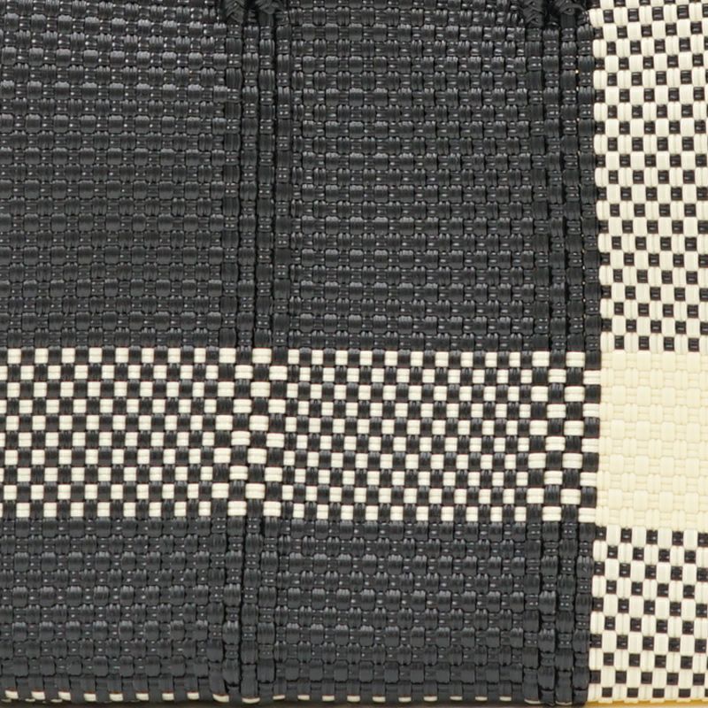MERCADO BAG - CROSS LINE - SHORT STYLE - Black / Cream (SHORT S