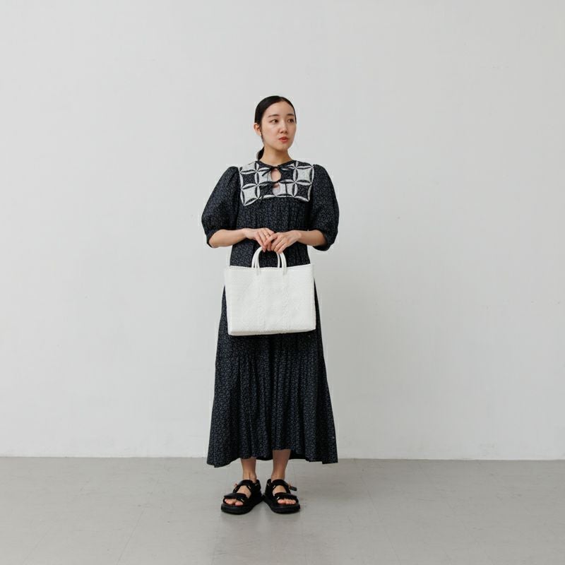 MERCADO BAG - CANGREJO - SHORT STYLE - White (SHORT S) | Letra