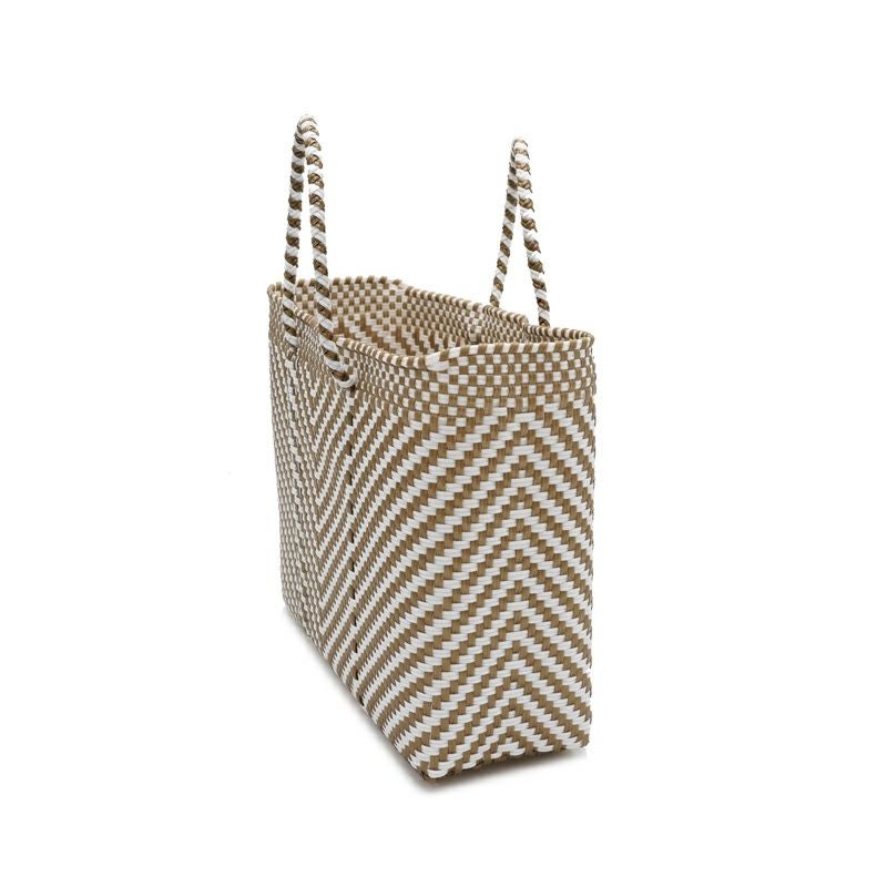 MERCADO BAG - ESPIGA - Gold / White (XS) | Letra｜レトラ公式通販