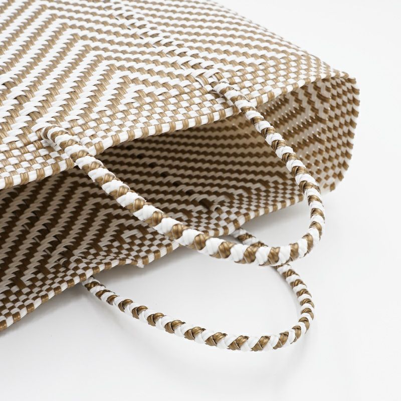 MERCADO BAG - ESPIGA - Gold / White (XS) | Letra｜レトラ公式通販