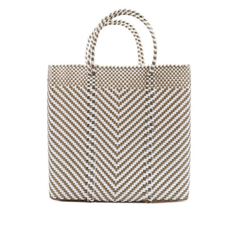 MERCADO BAG - ESPIGA - Gold / White (M) | Letra｜レトラ公式通販