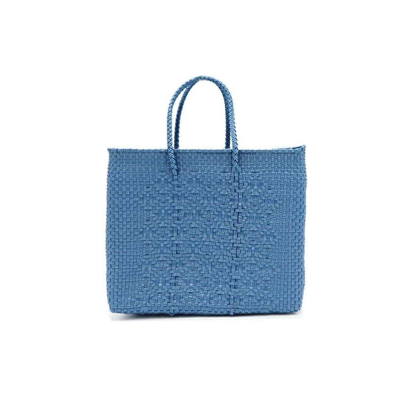 MERCADO BAG - ROMBO - Metallic Blue (XS) | Letra｜レトラ公式通販