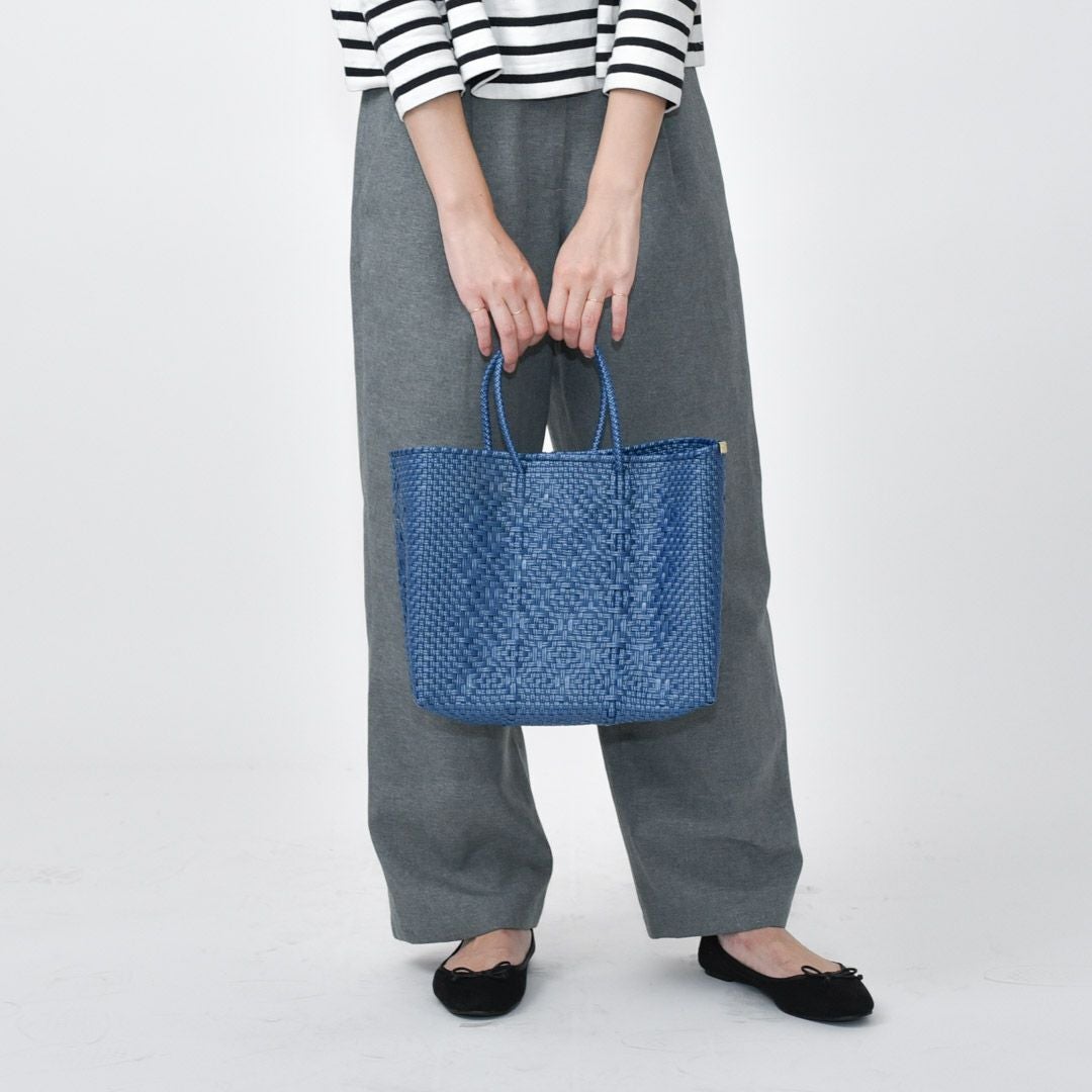 MERCADO BAG - ROMBO - Metallic Blue (XS) | Letra｜レトラ公式通販