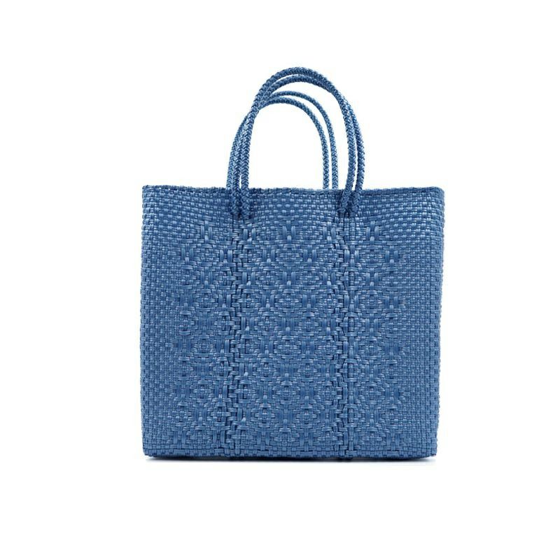 MERCADO BAG - ROMBO - Metallic Blue (S) | Letra｜レトラ公式通販