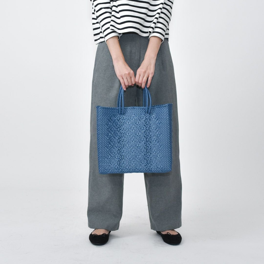 MERCADO BAG - ROMBO - Metallic Blue (S) | Letra｜レトラ公式通販