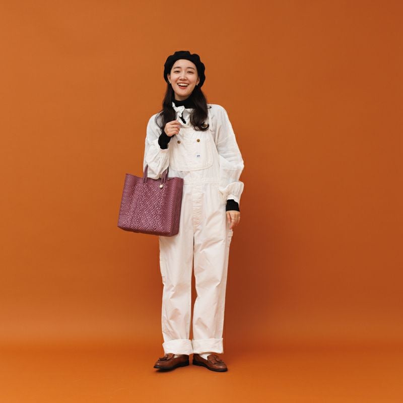 MERCADO BAG - ROMBO - Metallic Pink (S) | Letra｜レトラ公式通販