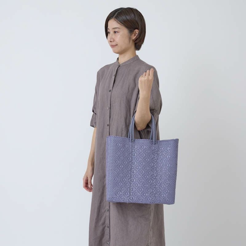 MERCADO BAG - ROMBO - Metallic Purple (M) | Letra｜レトラ公式通販