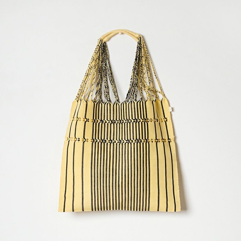 HAMMOCK BAG - ORIGINAL STRIPE - Beige / Black | Letra｜レトラ公式通販