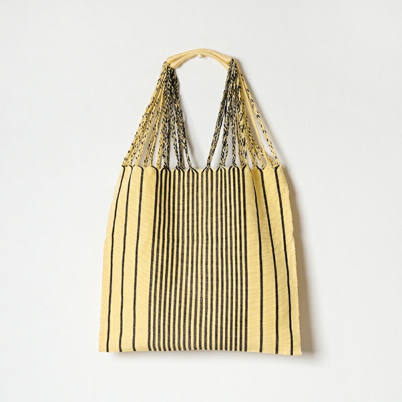HAMMOCK BAG - ORIGINAL STRIPE - Beige / Black | Letra｜レトラ公式通販