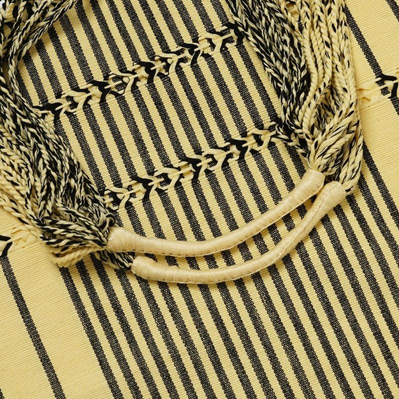 HAMMOCK BAG - ORIGINAL STRIPE - Beige / Black | Letra｜レトラ公式通販