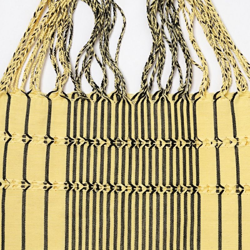 HAMMOCK BAG - ORIGINAL STRIPE - Beige / Black | Letra｜レトラ公式通販