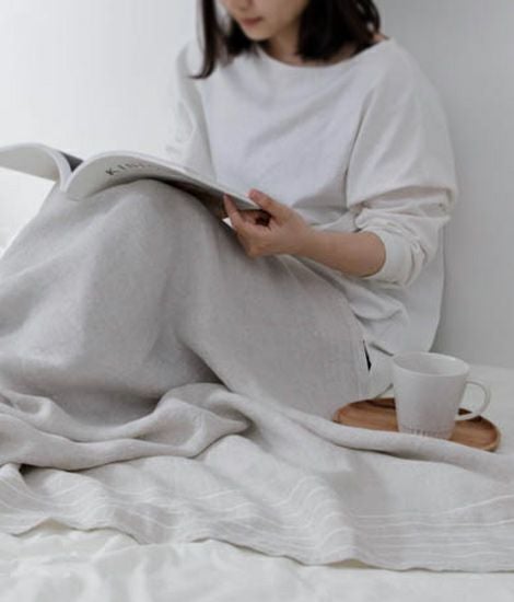 な*読様 【新品】LAPUAN KAN: Linenket 95x180 ホワイ LAPUAN KANKURIT 〉 KASTE multi-use towel linen-white | Letra