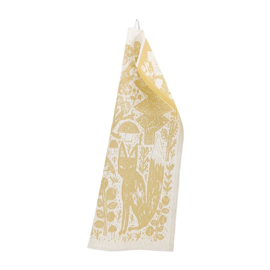 LAPUAN KANKURIT 〉 METSIKKO towel white-gold | Letra｜レトラ公式通販