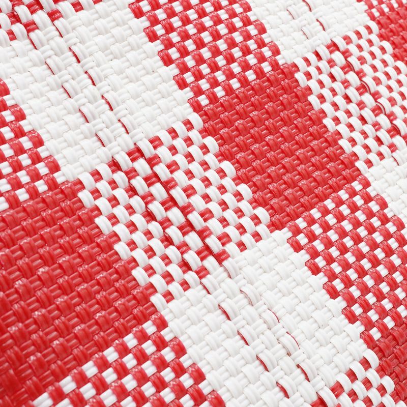 MERCADO BAG - Special Collaboration Model - CHECK - Red (S