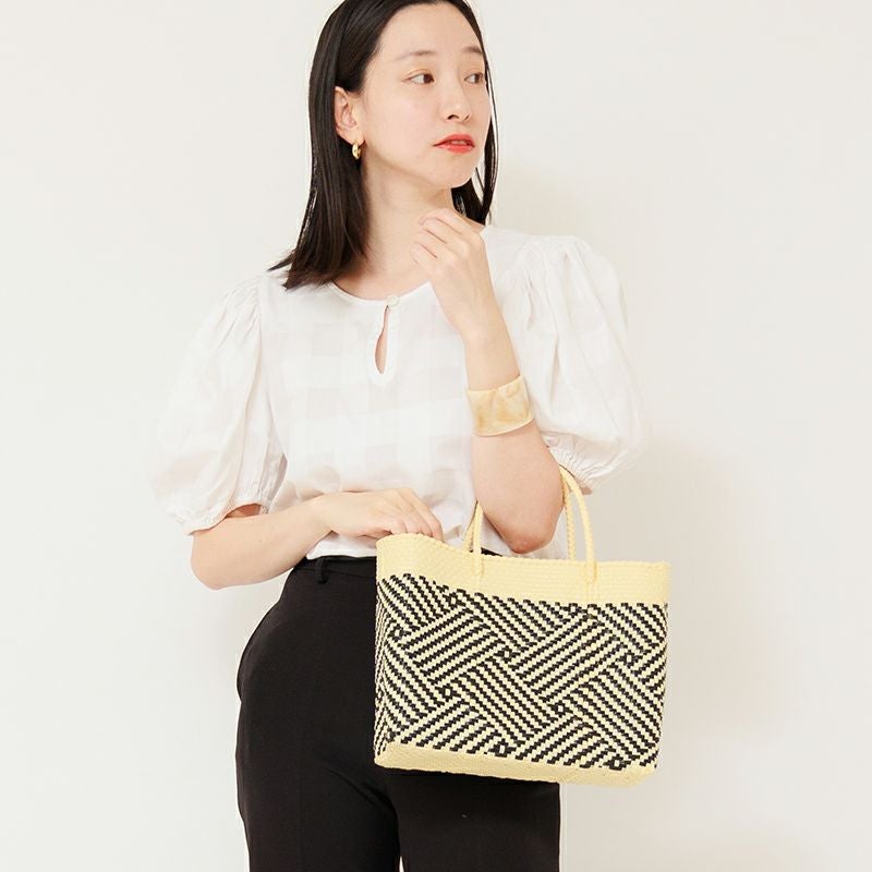 レトラLetraメルカドバッグTAPETE Black Cream Sサイズ 楽天市場】Letra レトラ メルカドバッグ Sサイズ “TAPETE” tapete-s