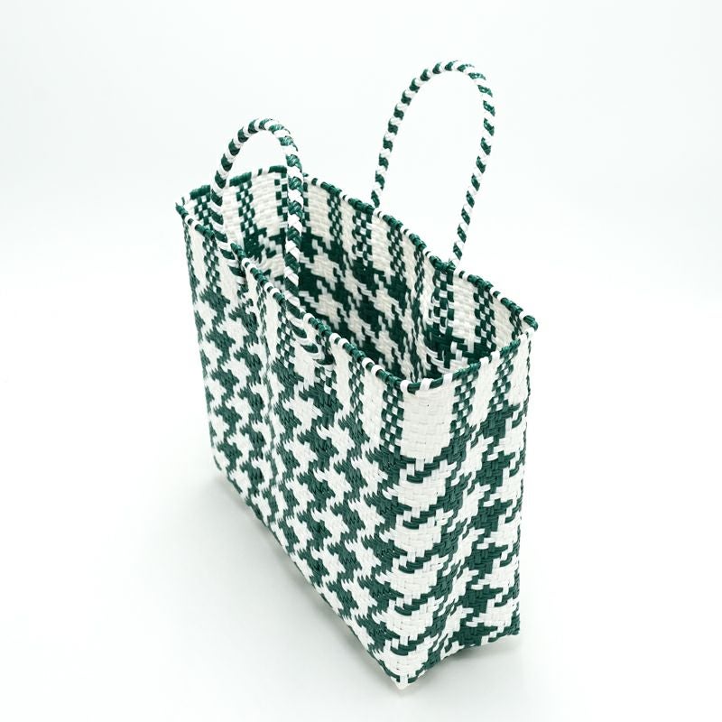MERCADO BAG - CHIDORI - White / Dark Green (XS) | Letra｜レトラ