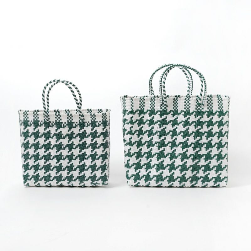 MERCADO BAG - CHIDORI - White / Dark Green (XS) | Letra｜レトラ