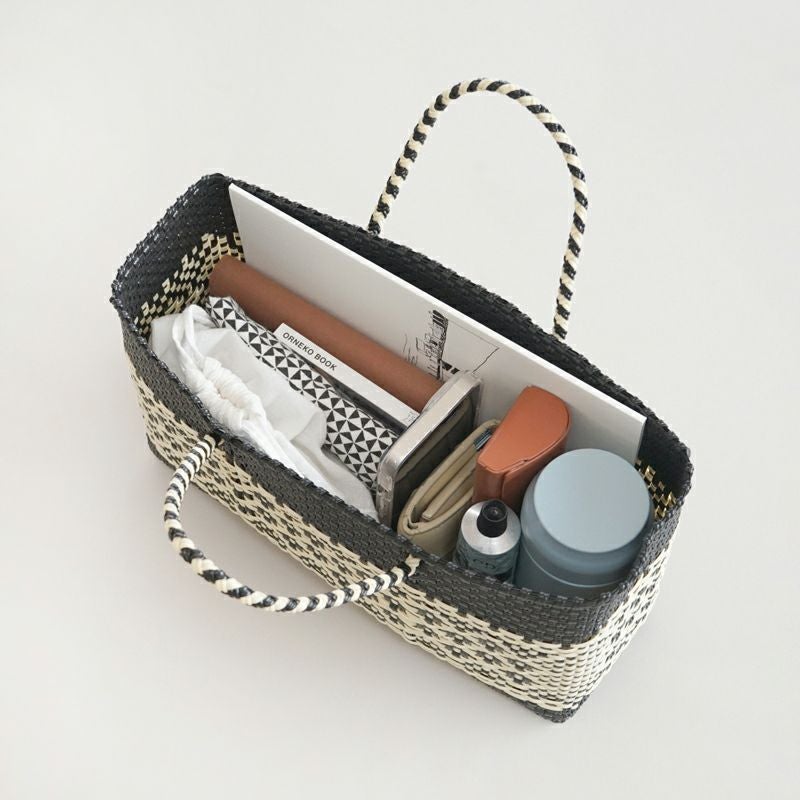 MERCADO BAG - MIMOSA - Black / Cream (SHORT XS) | Letra｜レトラ