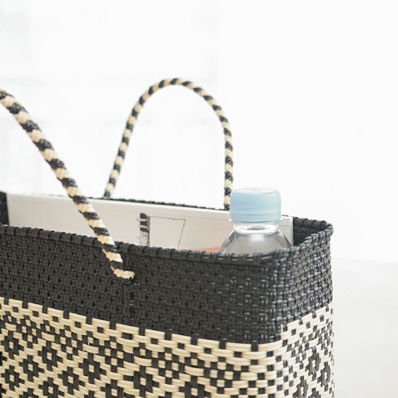 MERCADO BAG - MIMOSA - Black / Cream (SHORT XS) | Letra｜レトラ