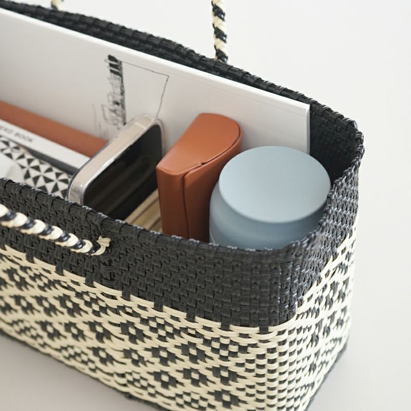 MERCADO BAG - MIMOSA - Black / Cream (SHORT XS) | Letra｜レトラ