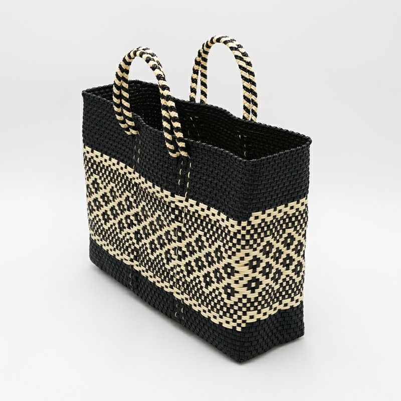 MERCADO BAG - MIMOSA - Black / Cream (SHORT S) | Letra｜レトラ公式通販