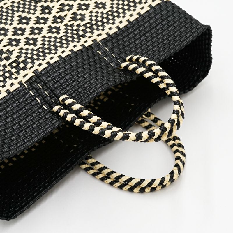 MERCADO BAG - MIMOSA - Black / Cream (SHORT S) | Letra｜レトラ公式通販