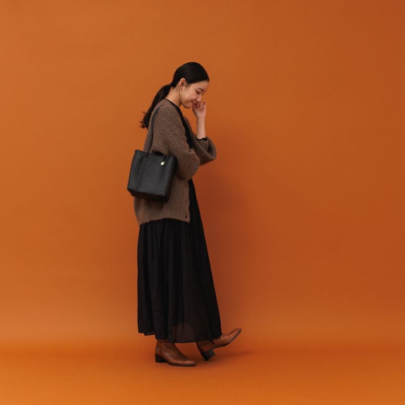 メルカドバッグ バケット スリムスタイル（ロングハンドル） MERCADO BUCKET SLIM STYLE - PLAIN / Black - (LONG HANDLE) | Letra