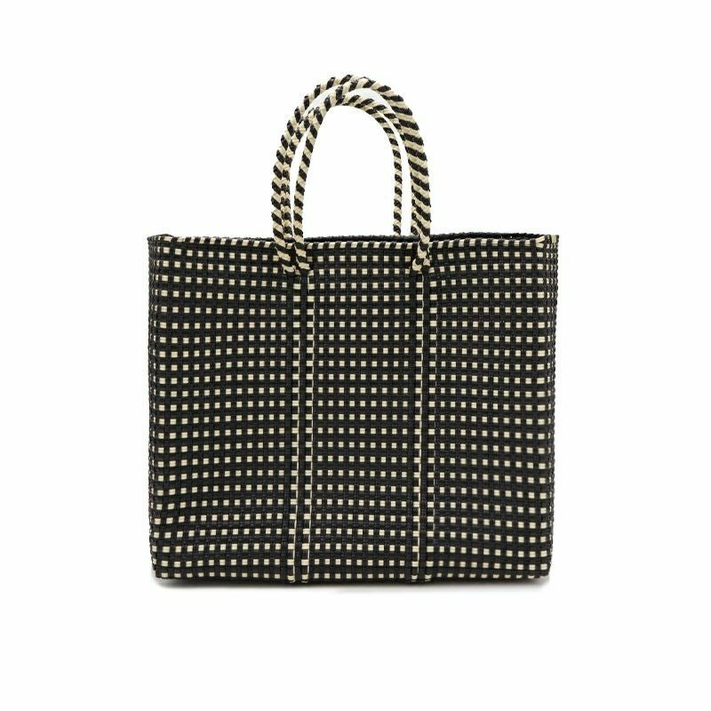MERCADO BAG - MINI CHECK - Black / Cream (S) | Letra｜レトラ公式通販