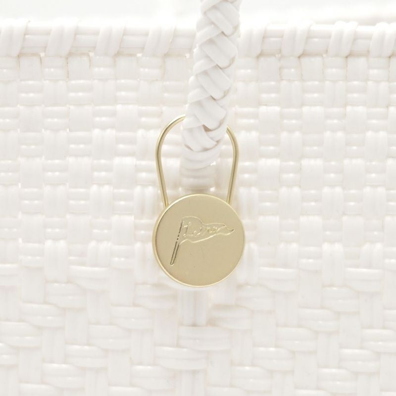 MERCADO BAG - MINI CHECK - Gold / White (XS) | Letra｜レトラ公式通販