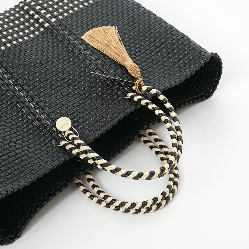 MERCADO BAG - Letra×hal ORIGINAL CHECK - Black / Cream (SHORT S