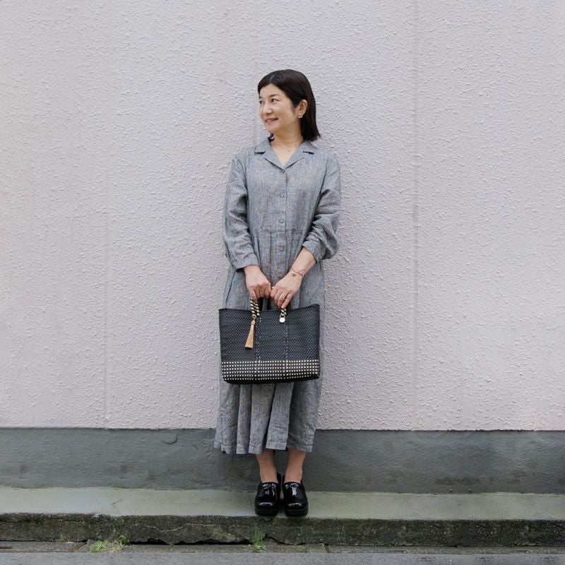 MERCADO BAG - Letra×hal ORIGINAL CHECK - Black / Cream (SHORT S