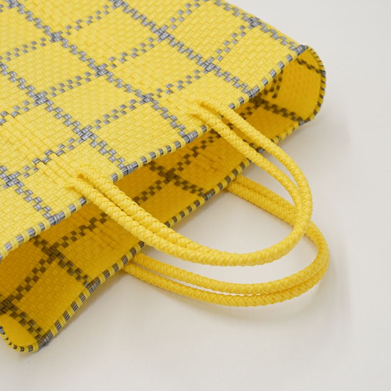 MERCADO BAG - LATTICE - Yellow / Silver (S) | Letra｜レトラ公式通販
