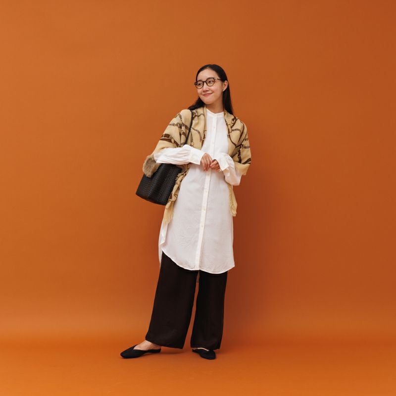 MERCADO BAG - ROMBO - LONG HANDLE - Black (XS) | Letra｜レトラ公式通販