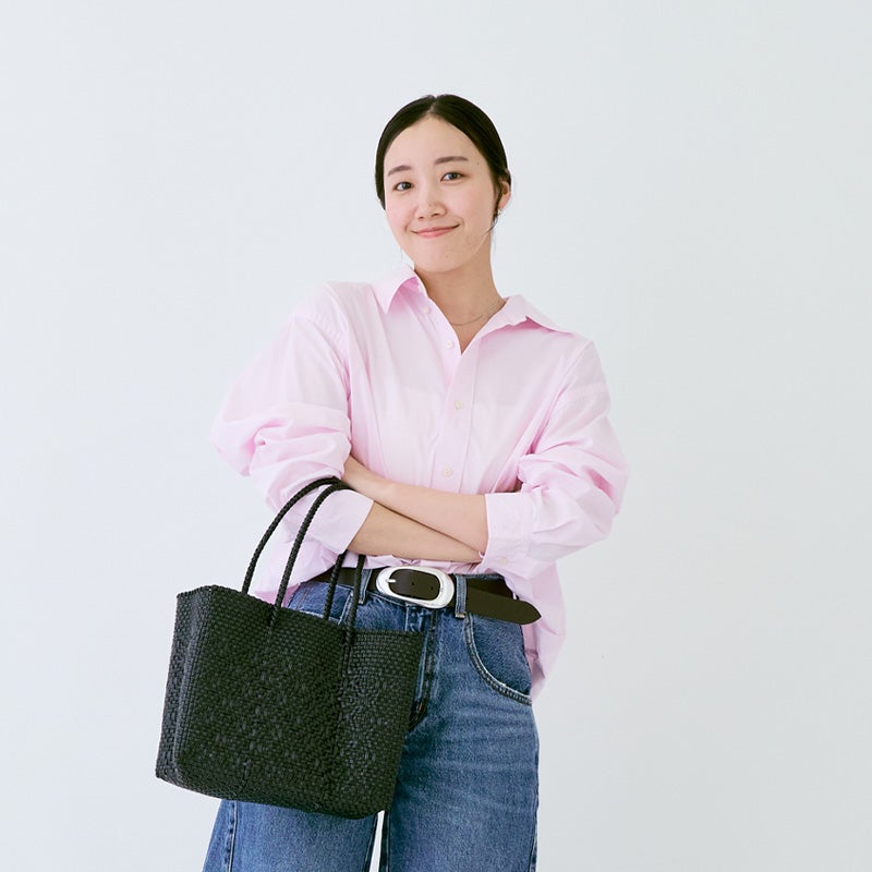 MERCADO BAG - ROMBO - LONG HANDLE - Black (XS) | Letra｜レトラ公式通販