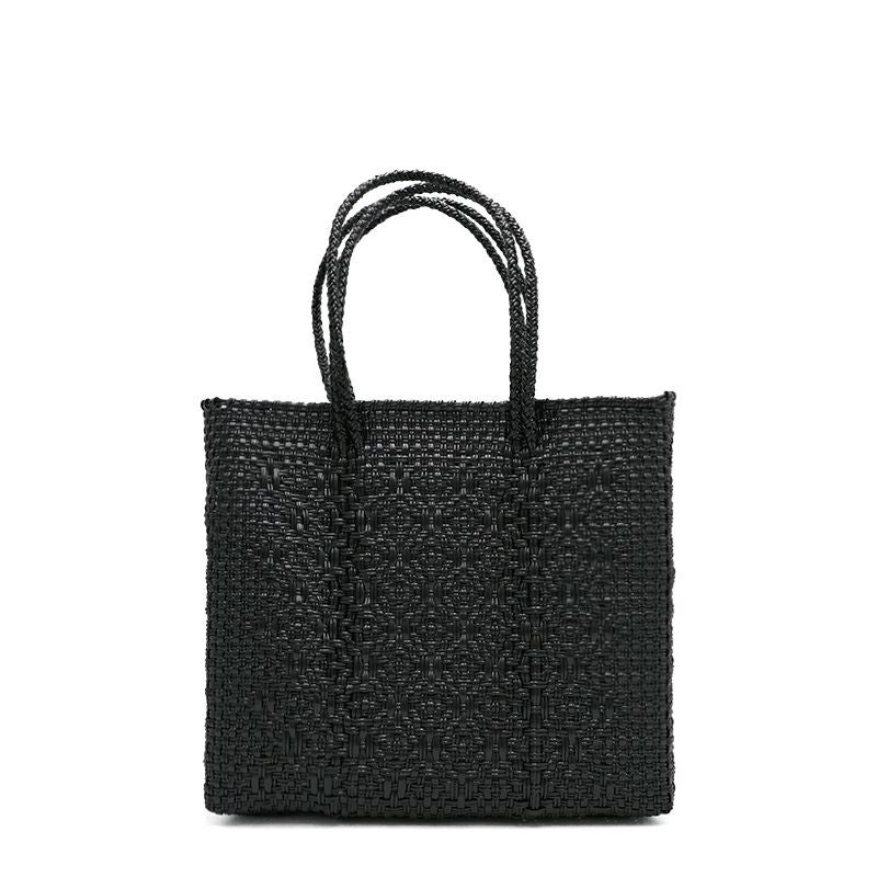 MERCADO BAG - ROMBO - LONG HANDLE - Black (S) | Letra｜レトラ公式通販