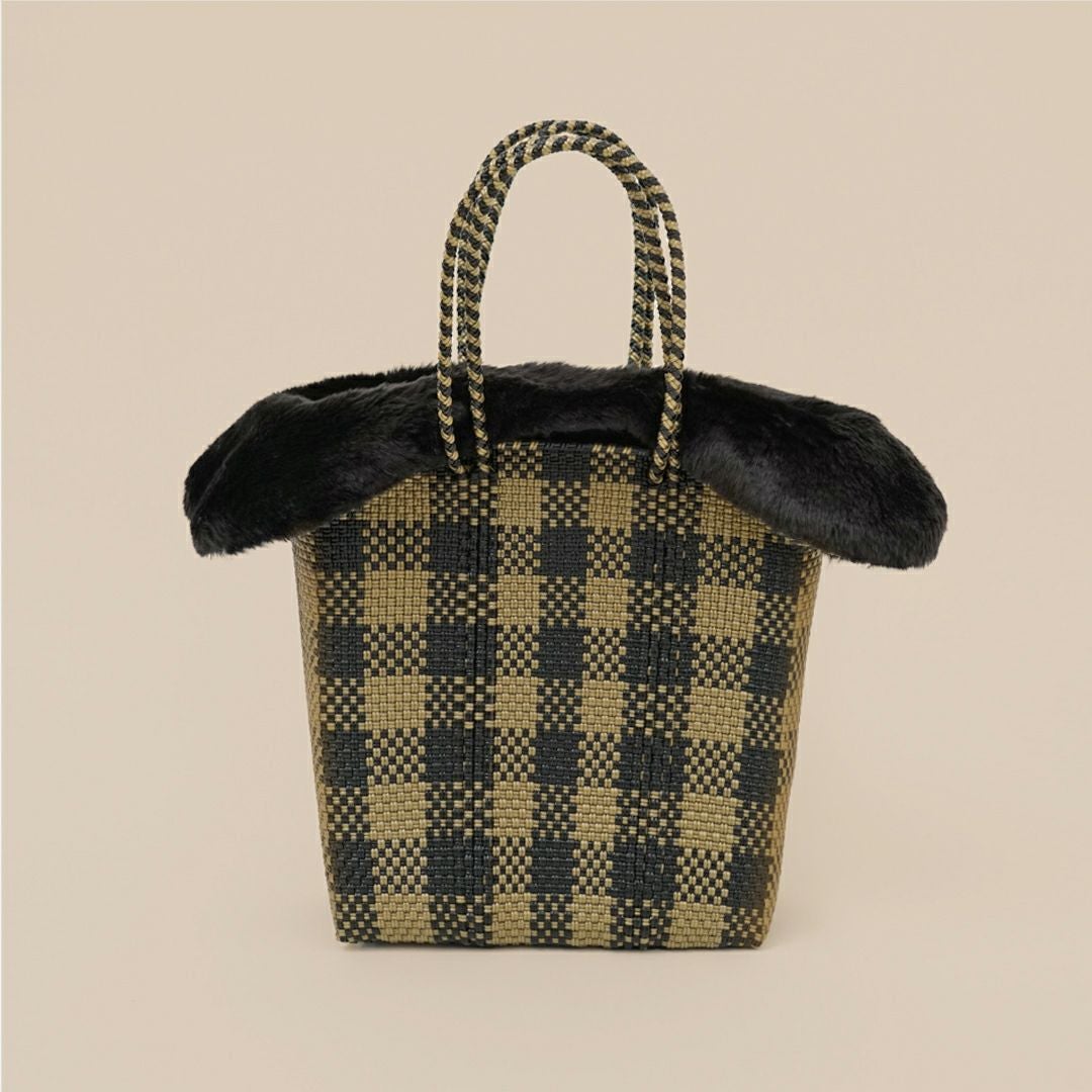 ECO FUR BAG COVER -Black - | Letra｜レトラ公式通販