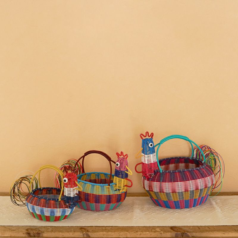 CANASTA - CHICKEN BASKET - Purple Head - 04 (S) | Letra｜レトラ