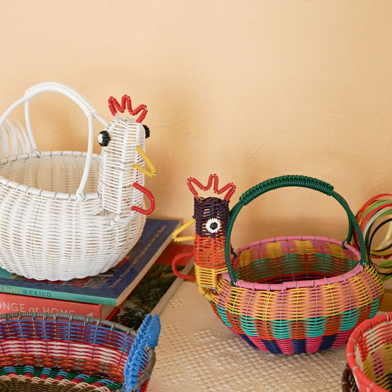 CANASTA - CHICKEN BASKET - Purple Head - 04 (S) | Letra｜レトラ