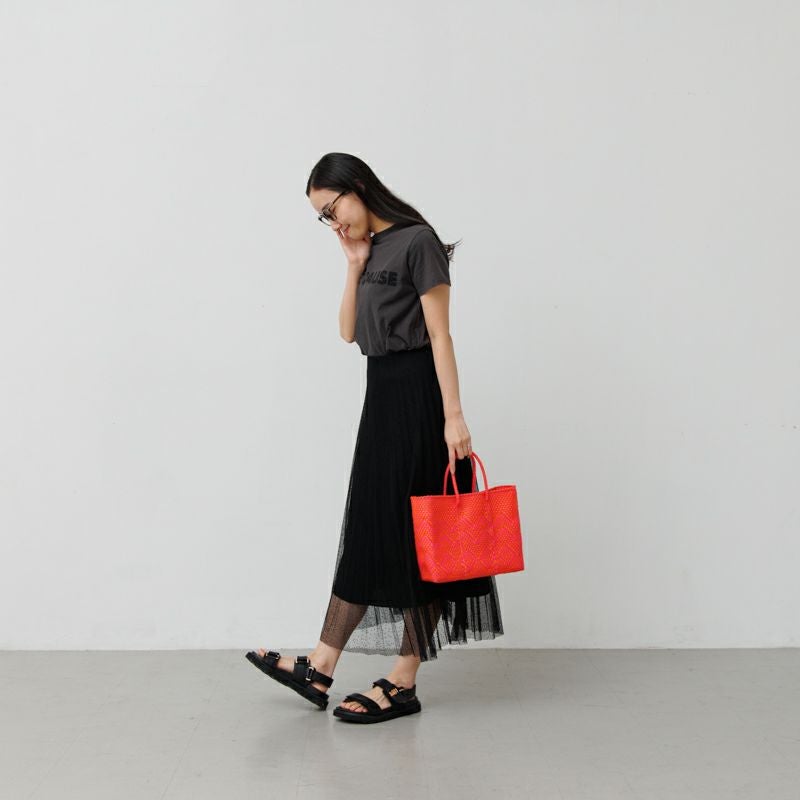 MERCADO BAG - PLAYA - Orange / Pink (XS) | Letra｜レトラ公式通販
